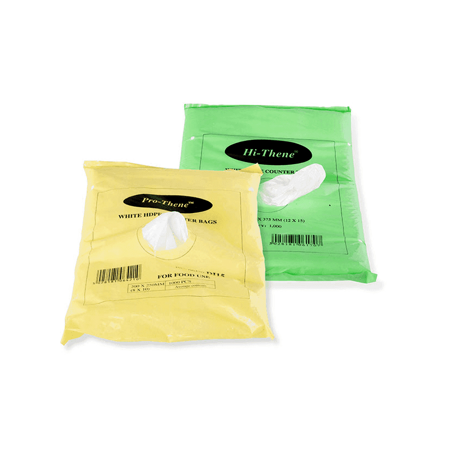 HD Counter Bags Hi-Thene 6 x 8" 8mu 150 x 200mm (1000)