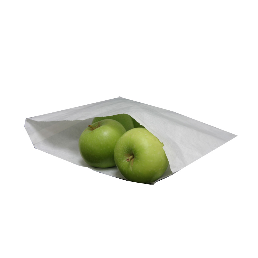 White Kraft Paper Bags Strung 12 x 12 305 x 305mm (500)