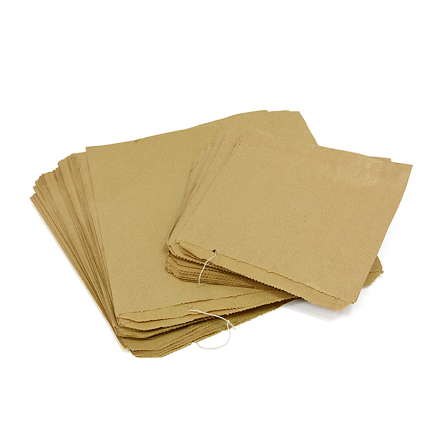 Kraft Bag Brown Strung Dependable Ribbed 10 x 10" 250mm (1000)