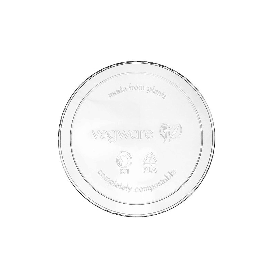 Lid Clear Round PLA For Deli Tub 8-32oz (500)