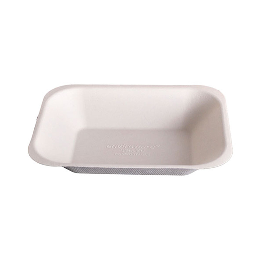 Bagasse Food Tray Chippy 164 x 126 x 30mm (500)