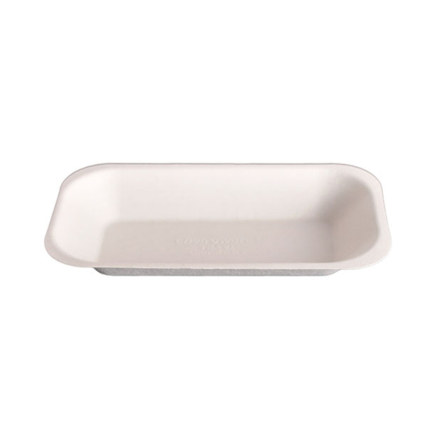 Bagasse Food Tray Size 1 179 x 101 x 24mm (500)