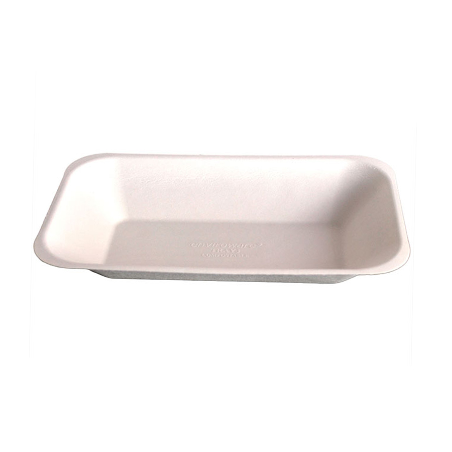 Bagasse Food Tray Size 3 224 x 134 x 31mm (500)