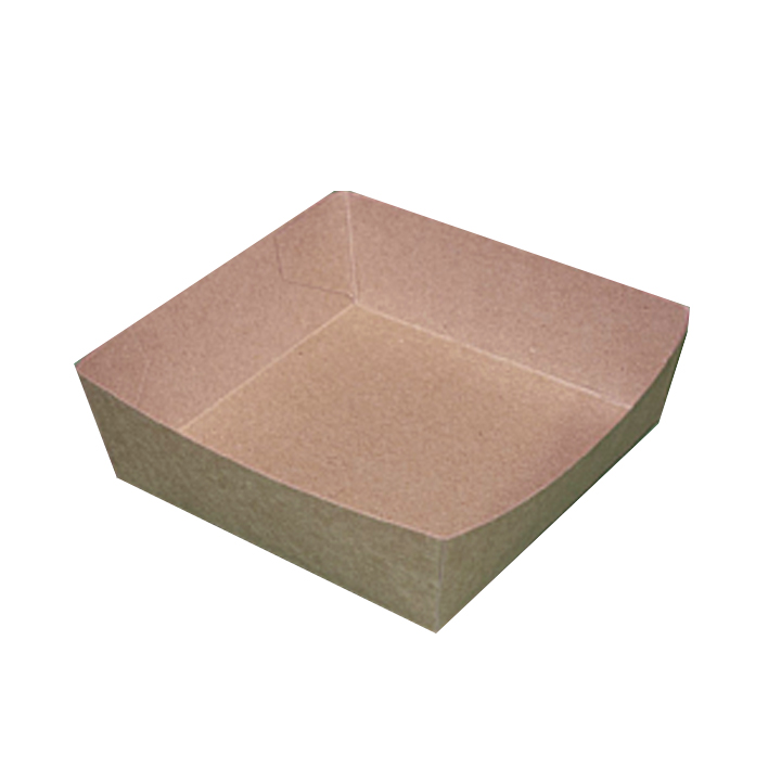 Kraft Food Tray Small 117/127 x 117/127 x 40mm (500)