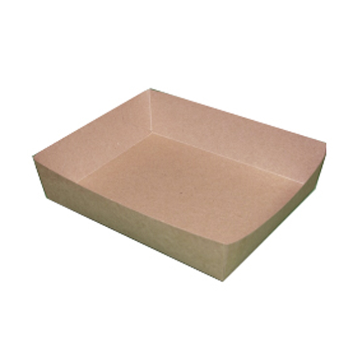 Kraft Food Tray Large 185/197 x 145/157 x 45mm (275)