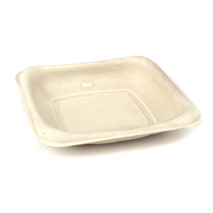 Bagasse BePulp Rectangular Tray Grab & Go 20cm (300)