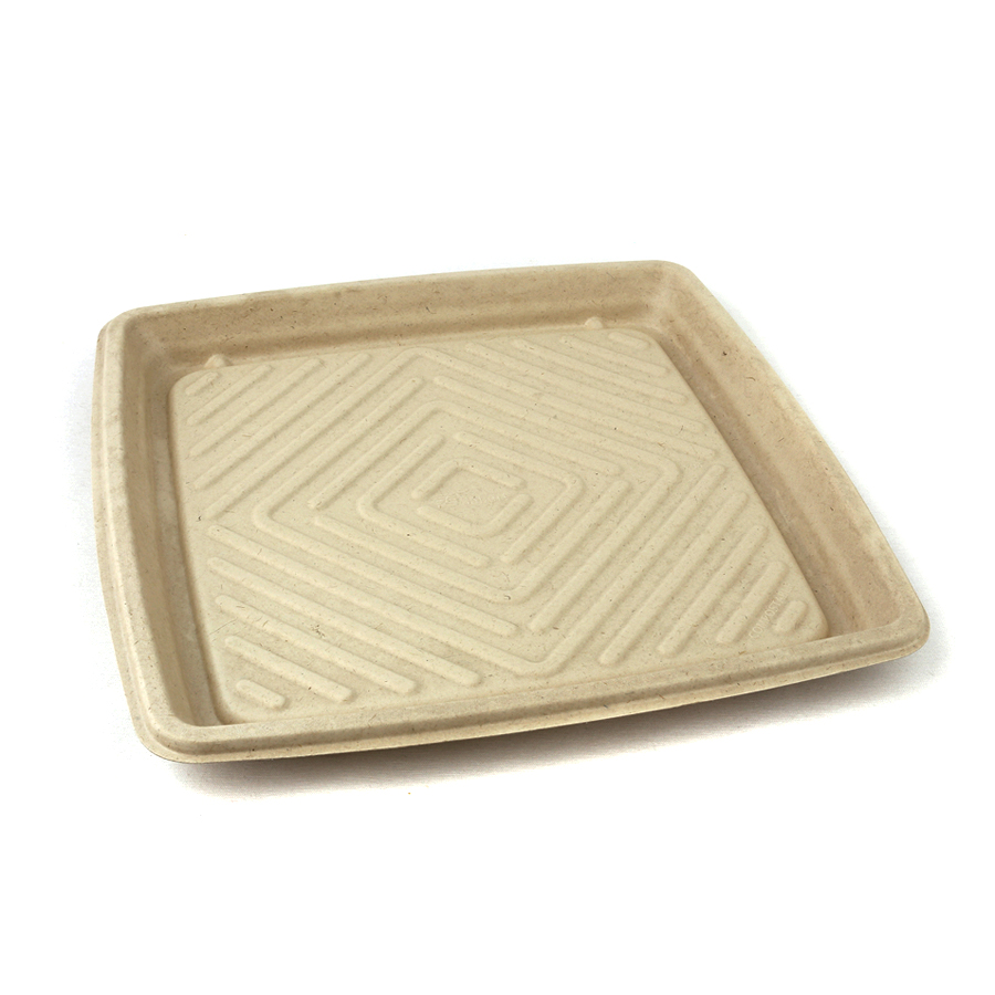 Bagasse BePulp Platter Square 36 x 36 x 3cm (25)