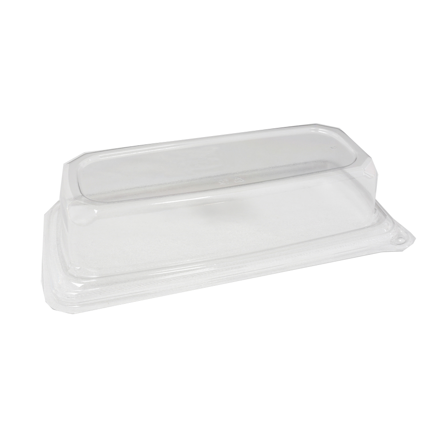 Lid PET Fits Rectangular Tray Grab & Go 24cm (300)