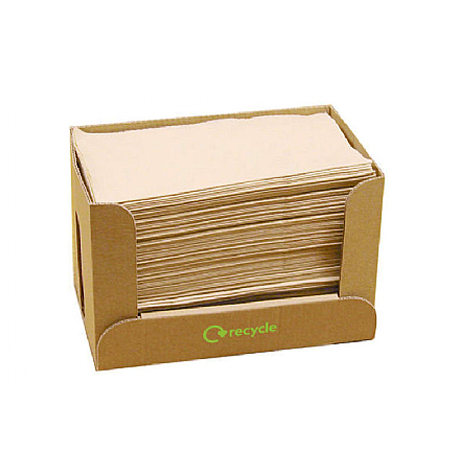 Napkins Brown Recycled Dispenser 1 Ply 32cm (6000)