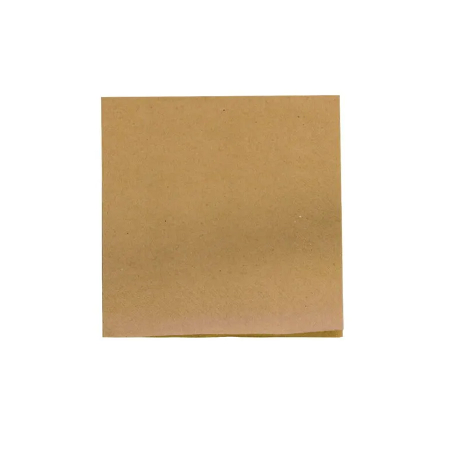 Napkins Brown Recycled 2 Ply 33 x 33cm (2000)