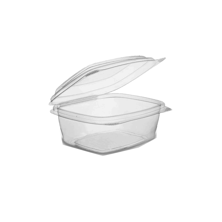 Clear Hinged Deli Tub PLA 8oz 225cc (300)