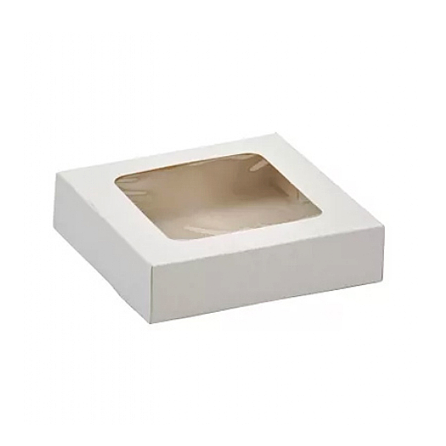 Window Box White 6 x 6 x 1.5" 152 x 152 x 38mm (250)