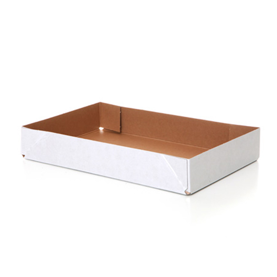 Wax Lined Box Half Stone Lid 376 x 239 x 60mm (36)