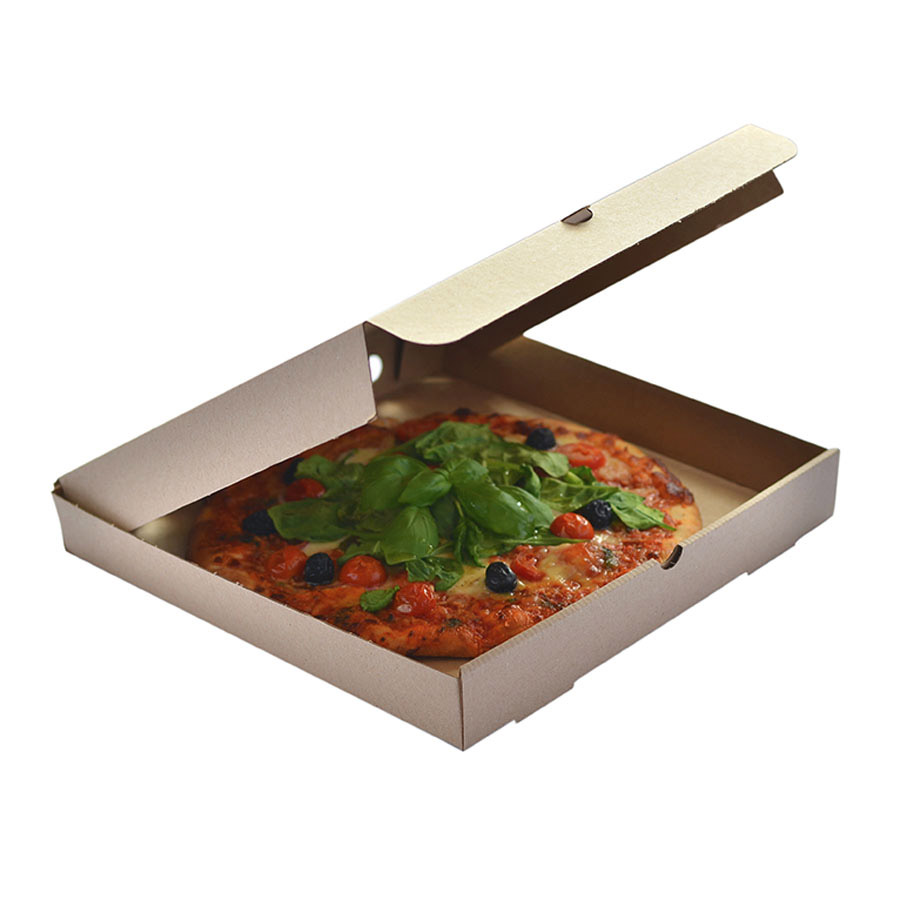 Pizza Box 9" Brown Plain 236 x 240 + 43mm  (100)