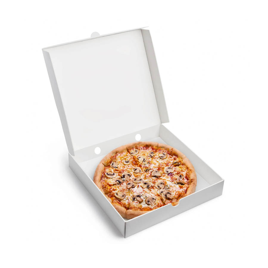 Pizza Box 9" White Plain 236 x 240 + 43mm (100)