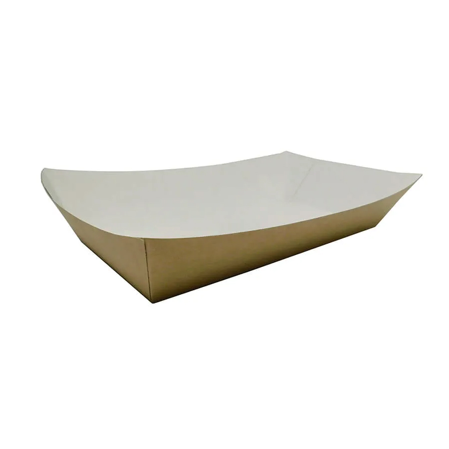 Meal Tray Kraft Large 240 x 175 x 55mm (500)