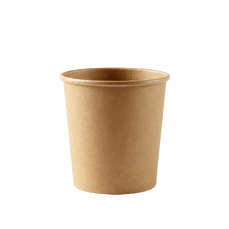 Soup Container Paper Heavy Duty Kraft 16oz 500ml 95mm Dia (500)