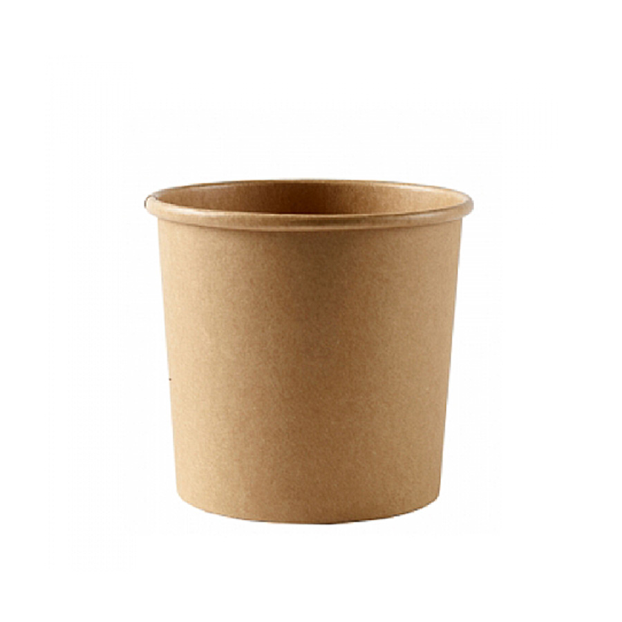 Soup Container Paper Heavy Duty Kraft 26oz 769ml 115mm Dia (500)