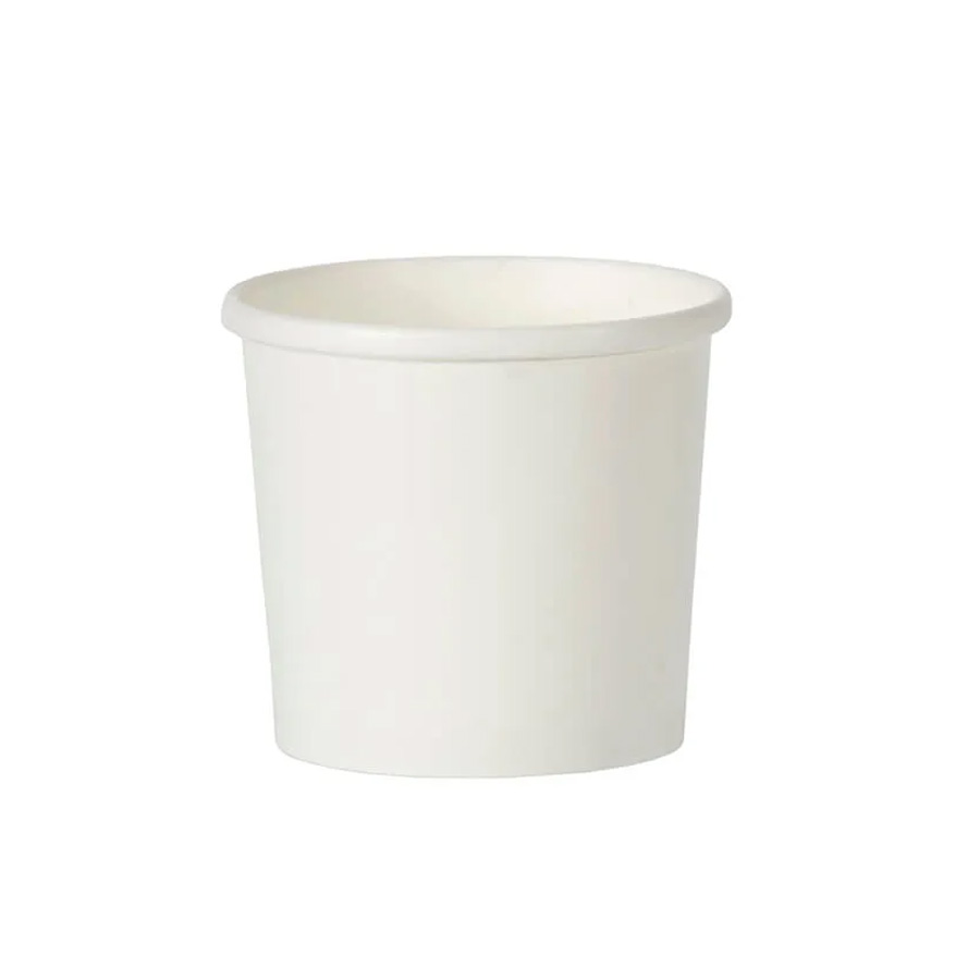 Soup Container Paper Heavy Duty White 12oz 355ml 91mm Dia (500)