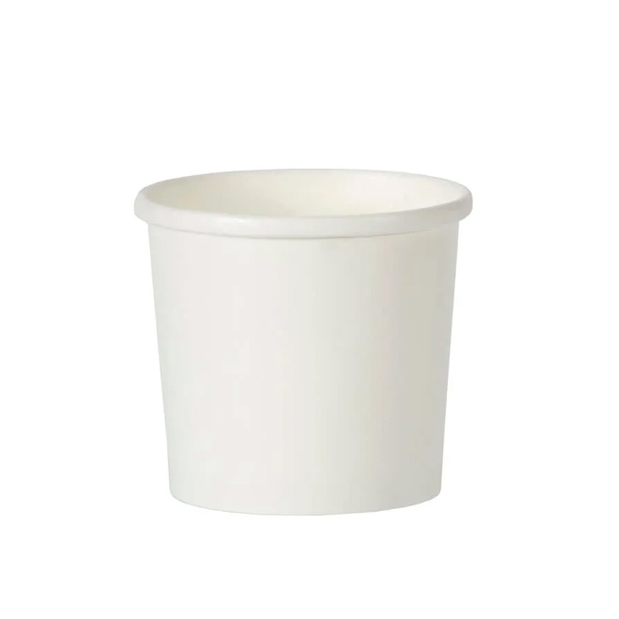 Soup Container Paper Heavy Duty White 16oz 98mm Dia (473ml) (500)