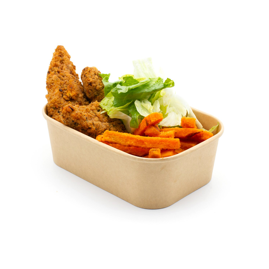 Kraft Food Bowl Rectangular 750ml (300)