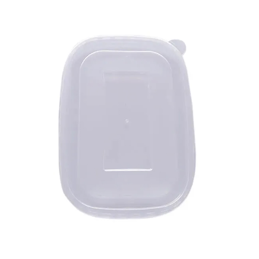 Lid Clear PP For Kraft Rectangular Food Bowl 500ml 750ml 1000ml (300)