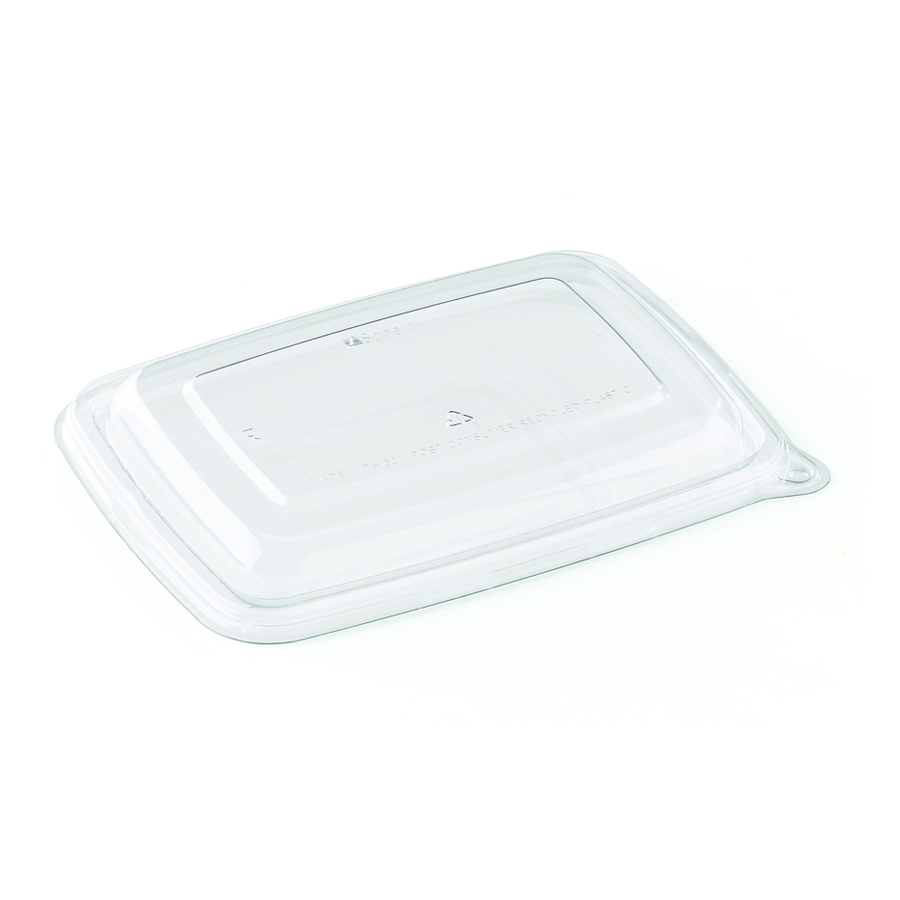 Fastpac Rectangular Lid PP 600ml 900ml 23 x 17cm (300)