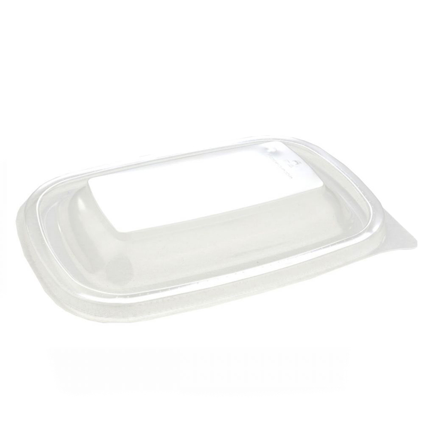 Fastpac Rectangular Domed Lid PP 375ml 500ml 20 x 13cm (300)