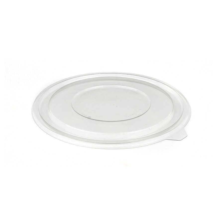 Salad Bowl Lid Flat Clear RPET 1000ml 18cm (360)