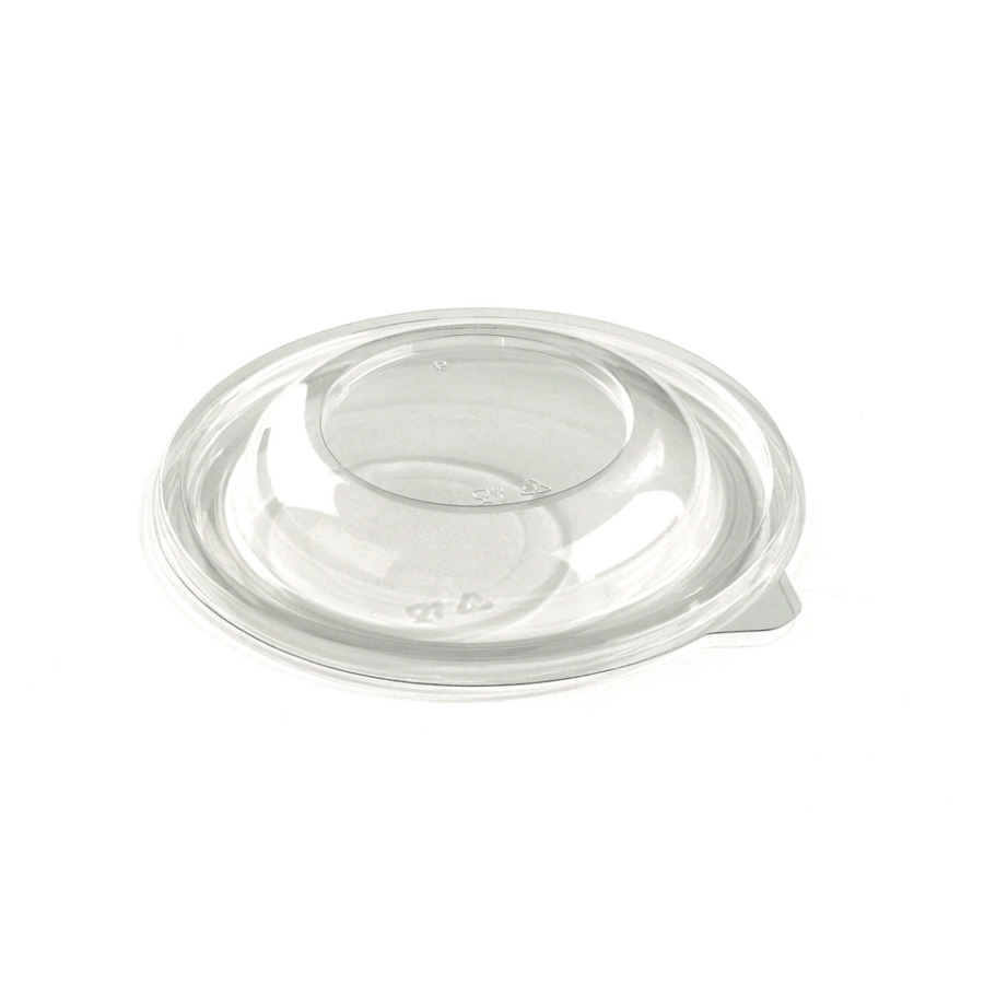 Salad Bowl Lid Clear Domed RPET 500ml 14cm (500)