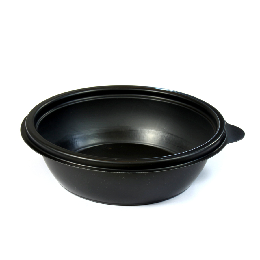 Fastpac Square Bowl Black 250ml 13 x 4cm (500)