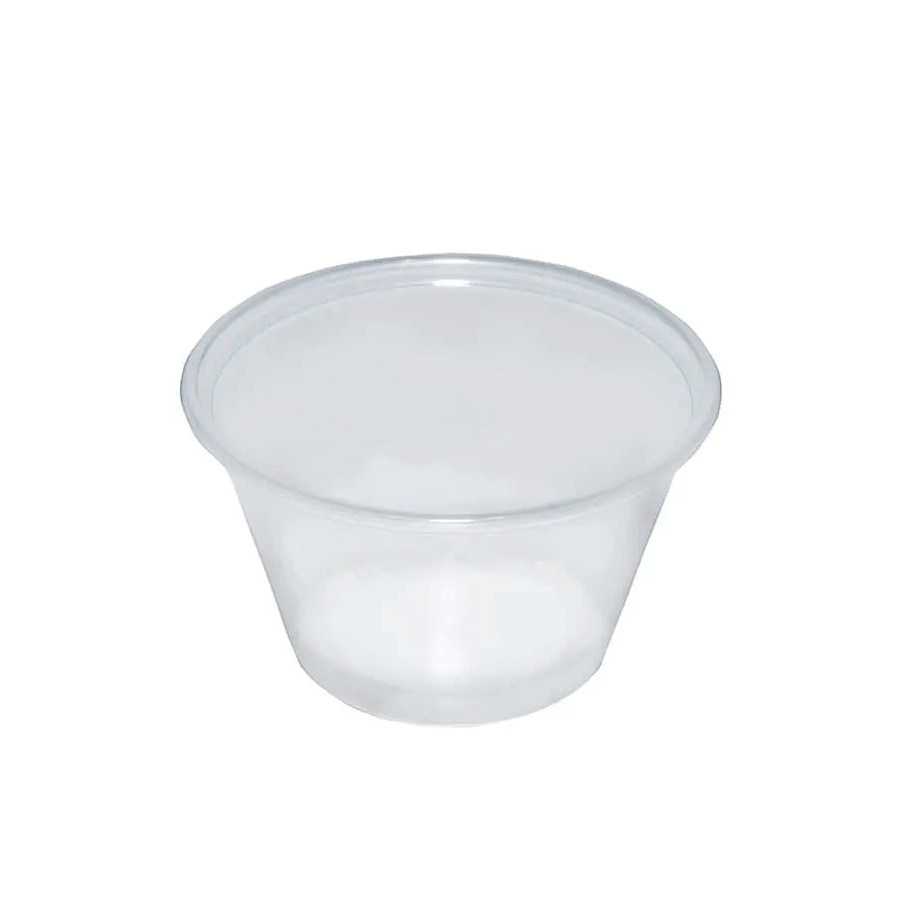 Portion Control Tub PP Clear 4oz 76mm (2500)