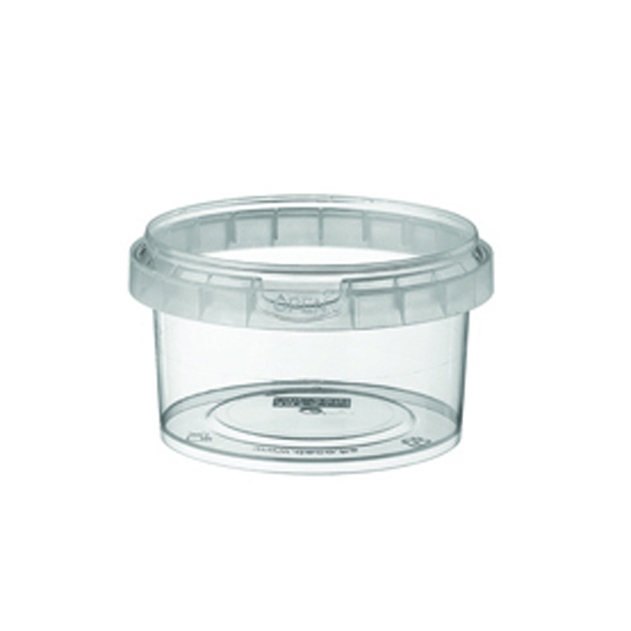 Tamper Evident Container & Lid Clear DECA 225ml (494)