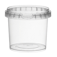 Tamper Evident Container & Lid Clear DECA 365ml (456)