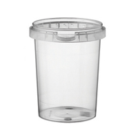 Tamper Evident Container & Lid Clear DECA 520ml (380)