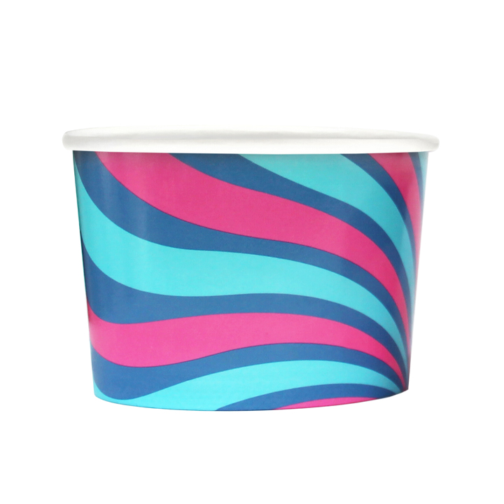 TUB ICE CREAM GO-CHILL 8oz 90 x 73 x 60mm PE LINED