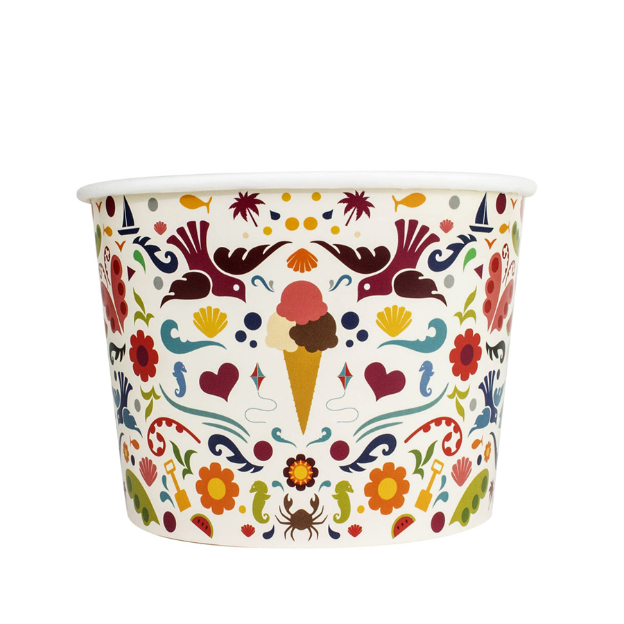 Ice Cream Tub Love Summer 4 Scoop 500ml (900)