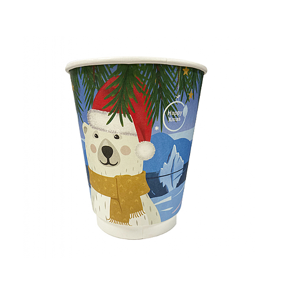 Christmas Cup Polar Bear 8oz (500)