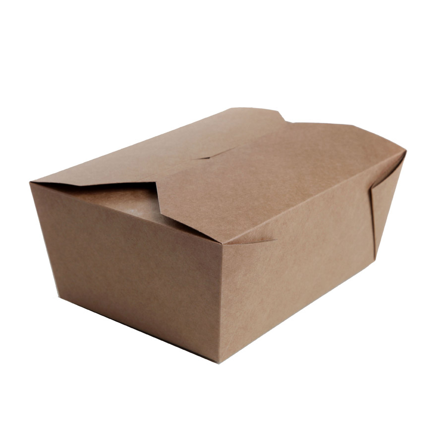 Food Box Kraft No.4 140 x 160 x 90mm (180)