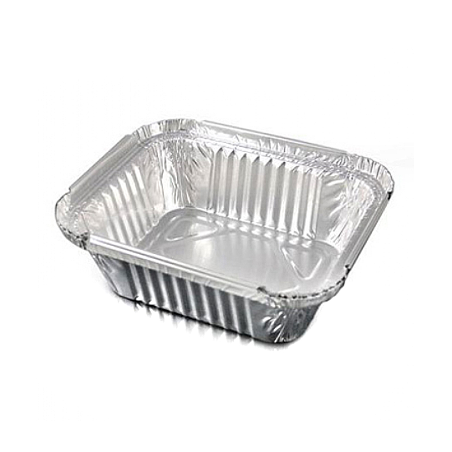 Foil Food Container No.2 142 x 116 x 41mm (1000)