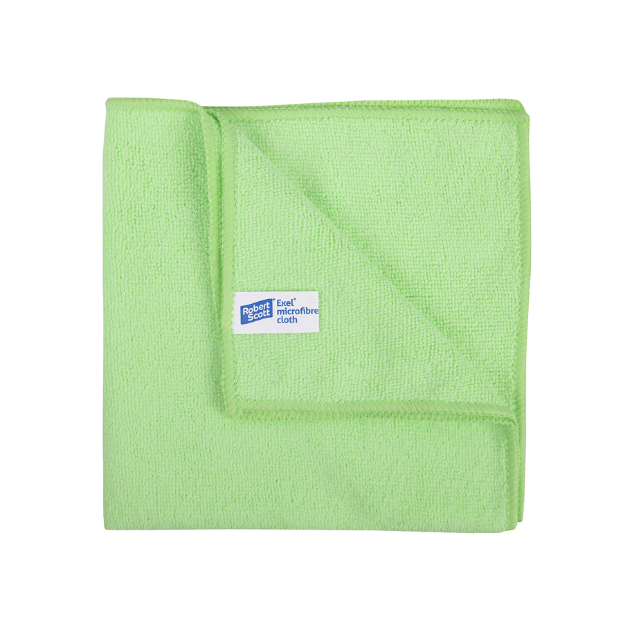 Microfibre Supercloth Excel Green 40 x 40cm (10)