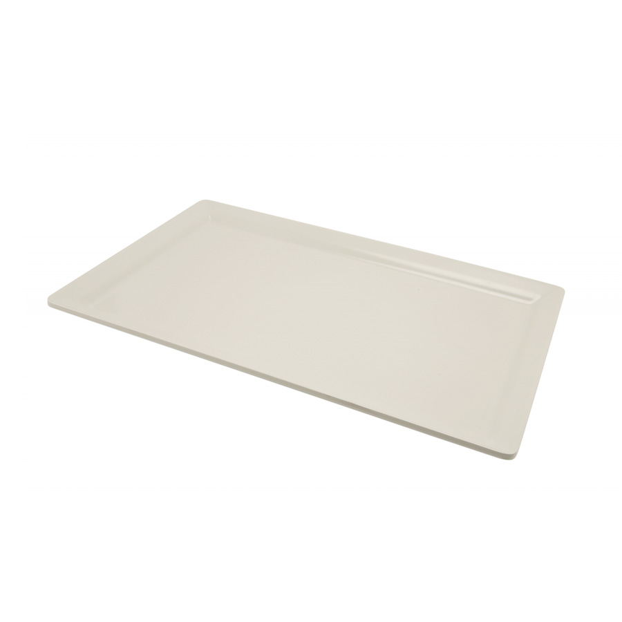 Platter Melamine White 53 x 32cm (1)