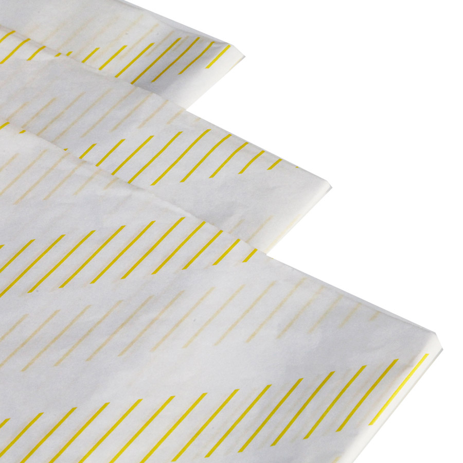 SANDWICH WRAP COLD LINES YELLOW 28gsm 250 x 320mm (10 x 12.5")