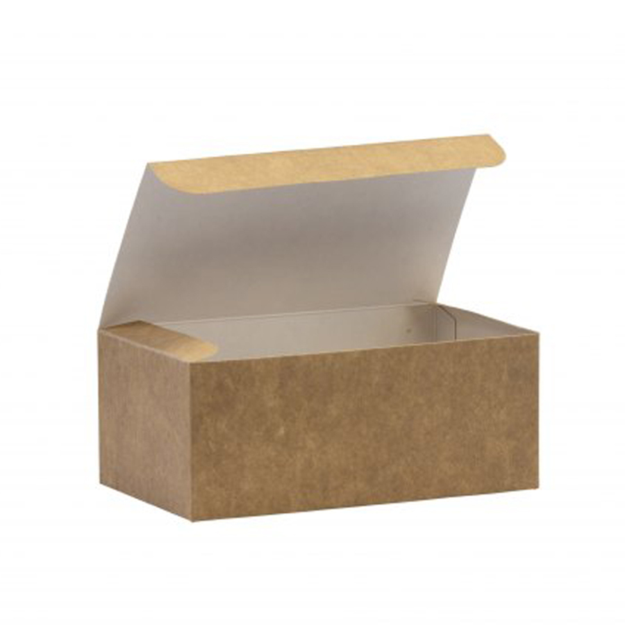 Food Box Kraft Compostable Small 145 x 85 x 60mm (500)