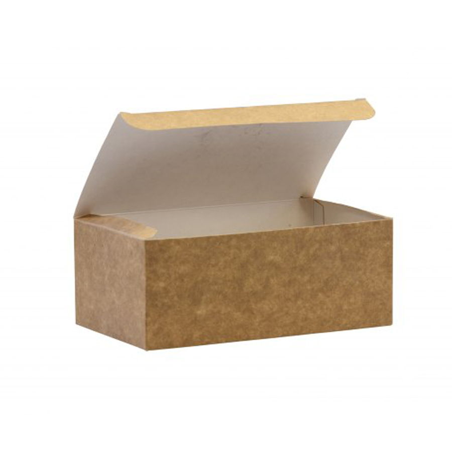 Food Box Kraft Compostable Standard 178 x 106 x 70mm (500)