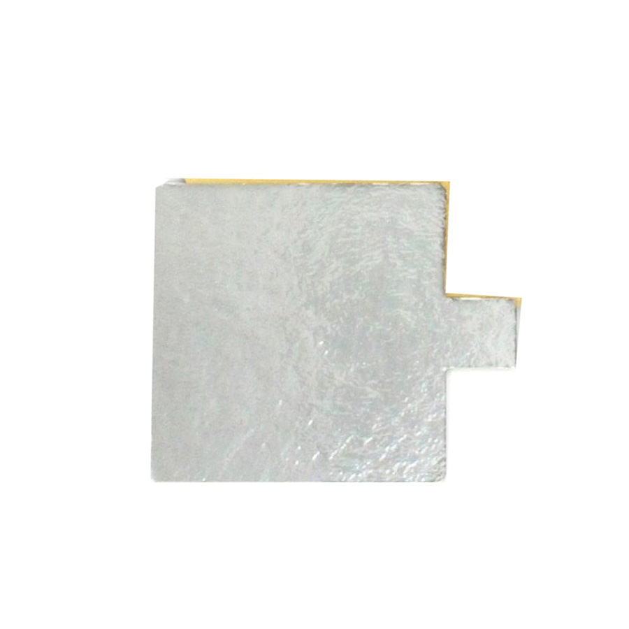 Patisserie Board Square Silver & Gold 7cm 1100mic (500)