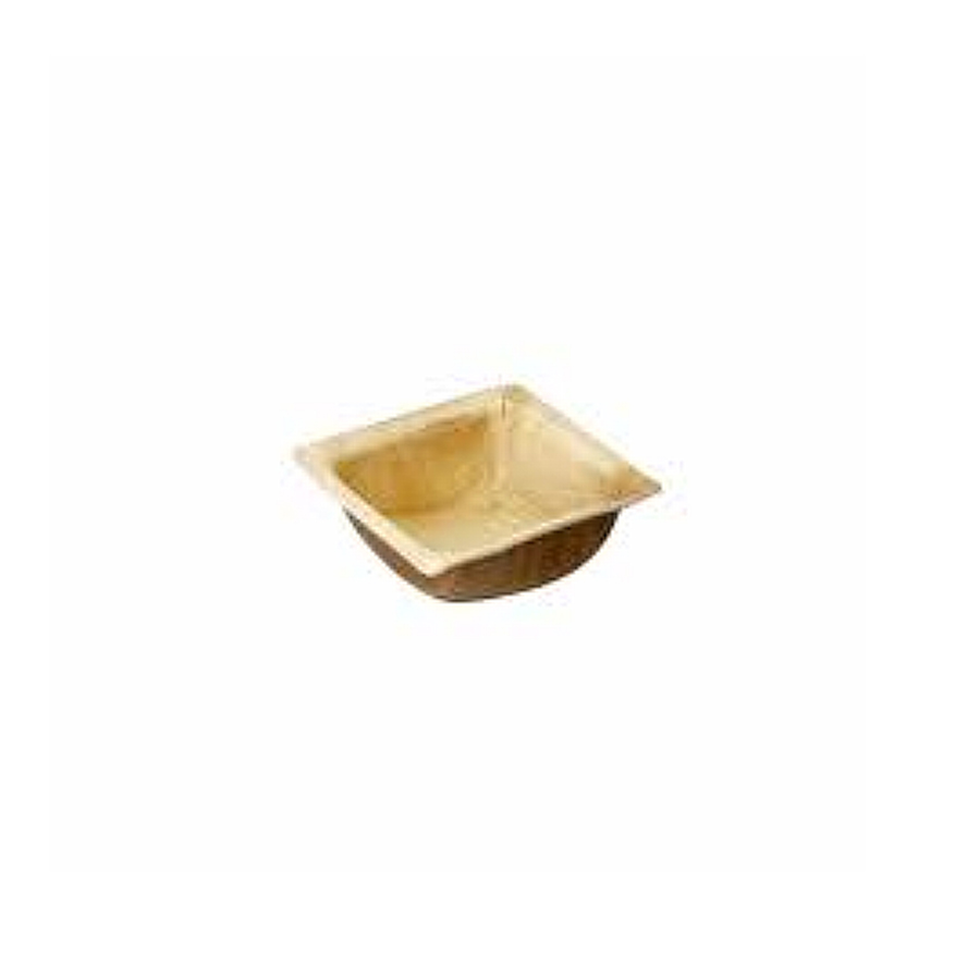 Palm Leaf Bowl Square Mini Dip 7cm (600)