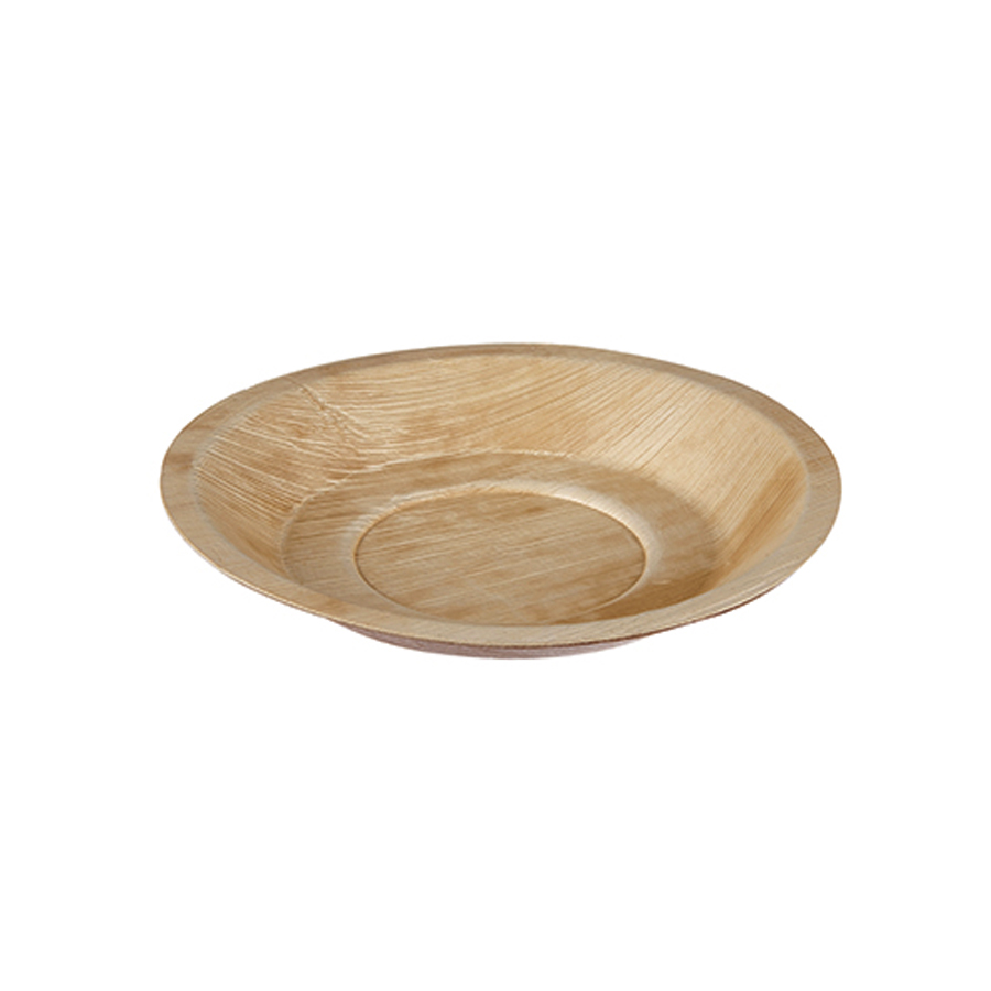 Palm Leaf Bowl Round Dip 20cm 8" (100)