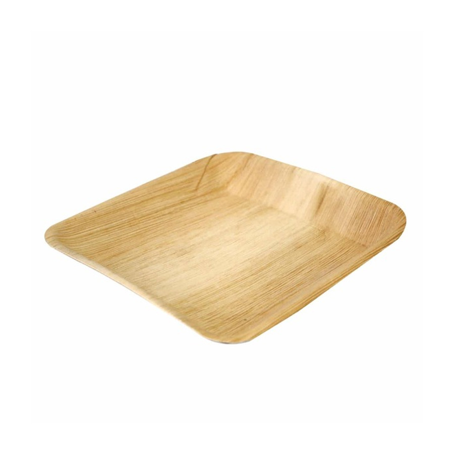 Palm Leaf Plate Square 17cm 7" (100)