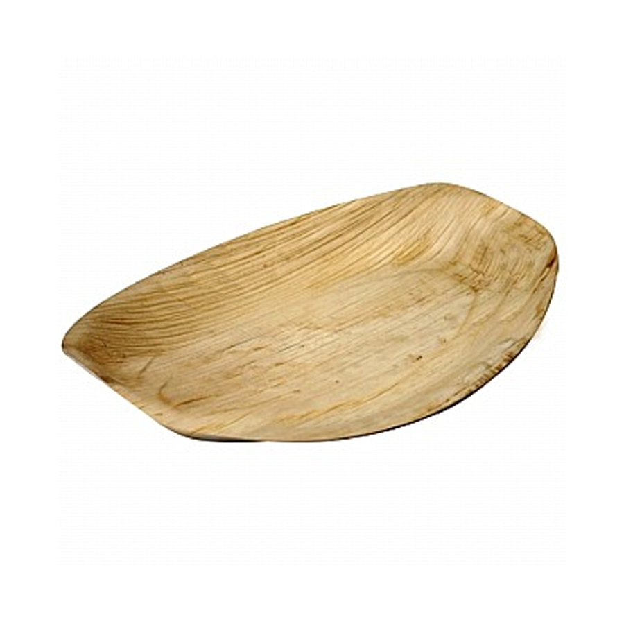 Platter Palm Leaf Medium Oval 36 x 25 x 2.5cm 14" (100)